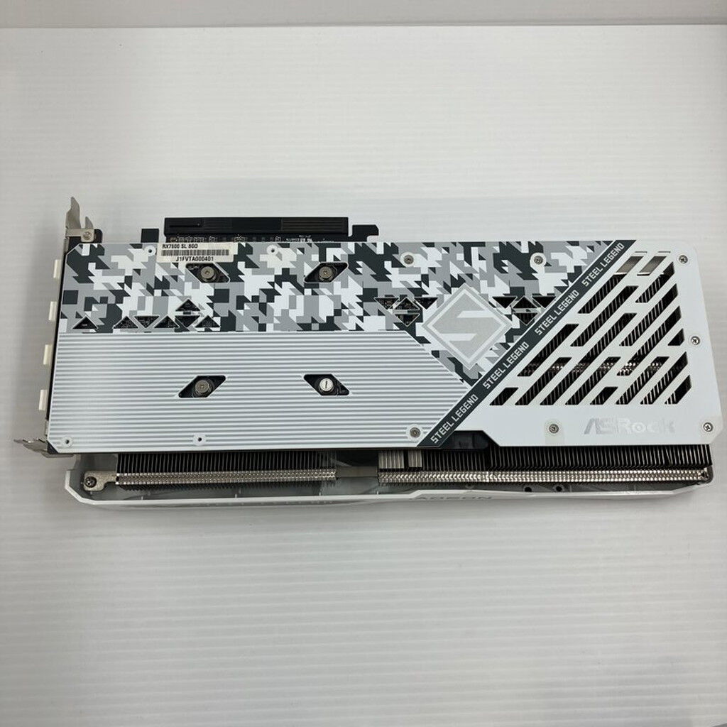 【中古品】ASRock Radeon 8GB RX7600 SL 8GO 中古 ASRock RX7600 SL 8GO RX7600 Steel Legend 8G OC (RX7600 8G