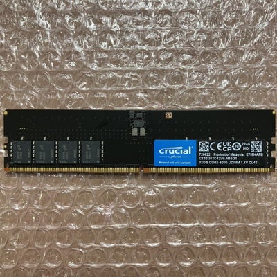 【宮崎恒久店】中古  Crucial CT32G52C42U5.M16G1(DDR5 PC5-41600 32GB) 1460026052 