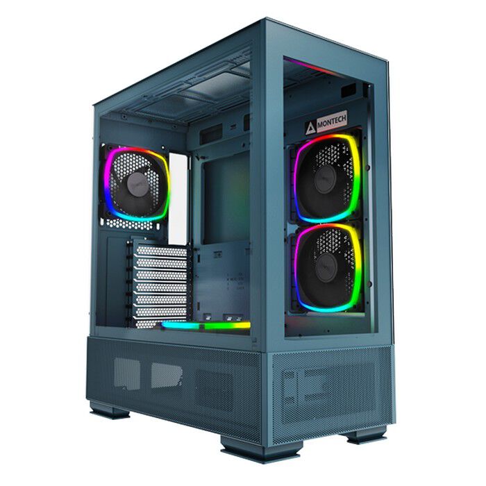 MONTECH SKY TWO Blue (ATX ガラス ブルー) ｜ パソコン通販のドスパラ【公式】