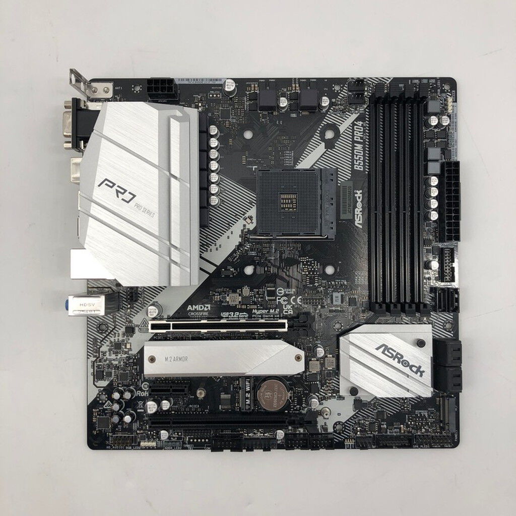 中古 ASRock B550M Pro4 (B550 AM4 mATX DDR4) 142938 （333217
