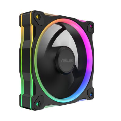 ASUS  MR120 REVERSE ARGB FAN BLACK (120mm ブラック 1個パック) 