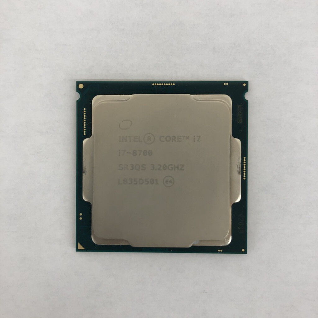 【動作品】CPU Intel core i7 8700 中古 Intel Core i7-8700 Computer Processors for sale - eBay