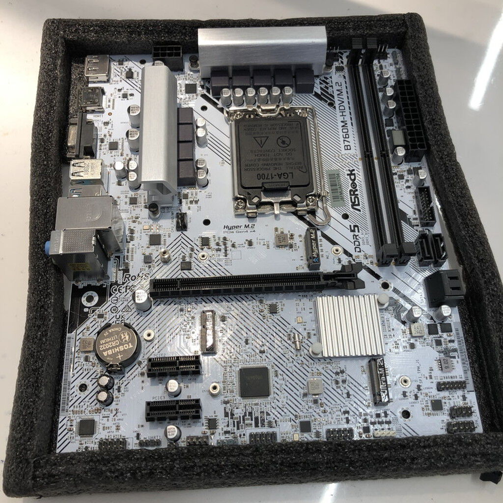 中古 ASRock B760M-HDV/M.2 (B760 1700 mATX DDR5 White) 4740000944