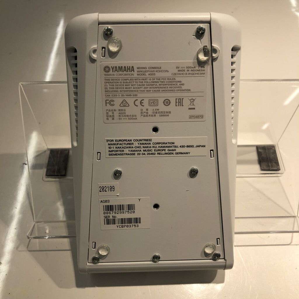 中古 YAMAHA ﾐｷｼﾝｸﾞｺﾝｿｰﾙ AG03 183917 ｜ パソコン通販のドスパラ【公式】