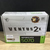 中古  MSI GeForce RTX 5070 12G VENTUS 2X OC WHITE 4560001694 