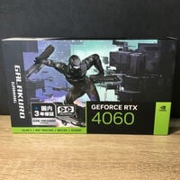 中古  玄人志向 GG-RTX4060-E8GB/OC/DF3 (RTX4060 8GB) 4560001571 