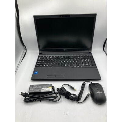 【座間相武台】中古  FUJITSU LIFEBOOK A5515/TX (Core i5-120U/8GB/SSD 256GB/Mt/-/WLAN/15.6インチHD/W11P/-) 3240010204 