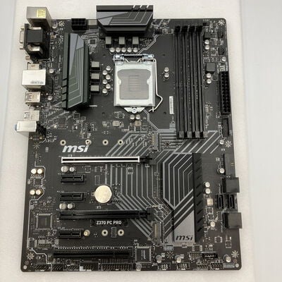 【新潟店】中古  MSI Z370 PC PRO (Z370 1151 ATX DDR4) 136221 