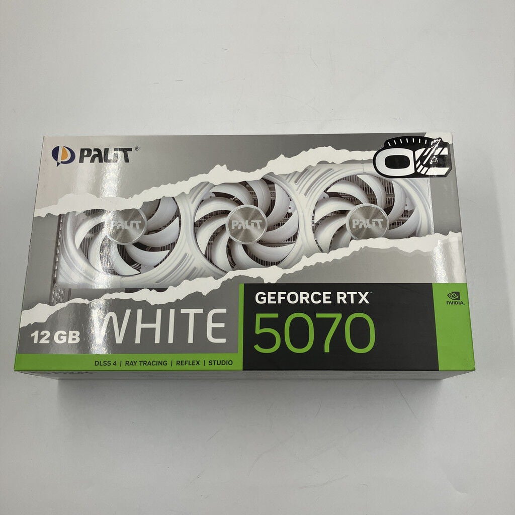 中古 Palit NE75070U19K9-GB2050W (RTX5070 12GB WHITE OC) 188946