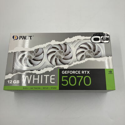 【なんば店】中古  Palit NE75070U19K9-GB2050W (RTX5070 12GB WHITE OC) 188946 
