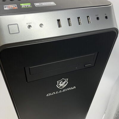 【宇都宮鶴田店】中古  GALLERIA ZA7R-R80T(Ryzen 7 3700X/16GB/SSD1TB/HDD1TB/RTX2080Ti/W11H) 5280001696 