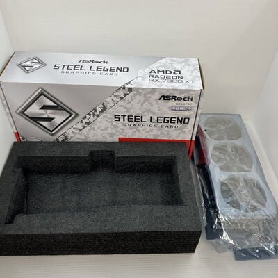 【秋葉原本店】中古  ASRock RX7800XT SL 16GO RX7800XT Steel Legend OC (RX7800XT 16GB) 162734 