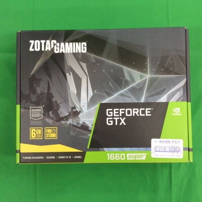 【川崎店】中古  ZOTAC ZT-T16620F-10L (GTX1660 SUPER Twin Fan) 141210 