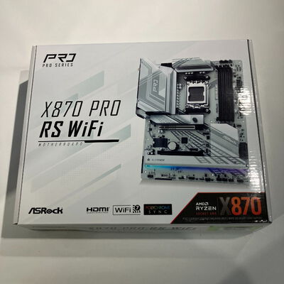 【鹿児島店】中古  ASRock X870 Pro RS WiFi (X870 AM5 ATX DDR5) 172200 