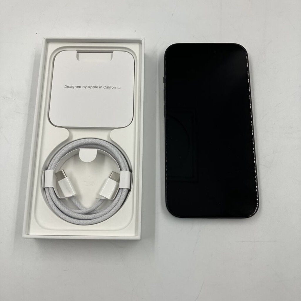 中古 【国内版SIMフリー】Apple iPhone15 無印 256GB ブラック MTMN3J