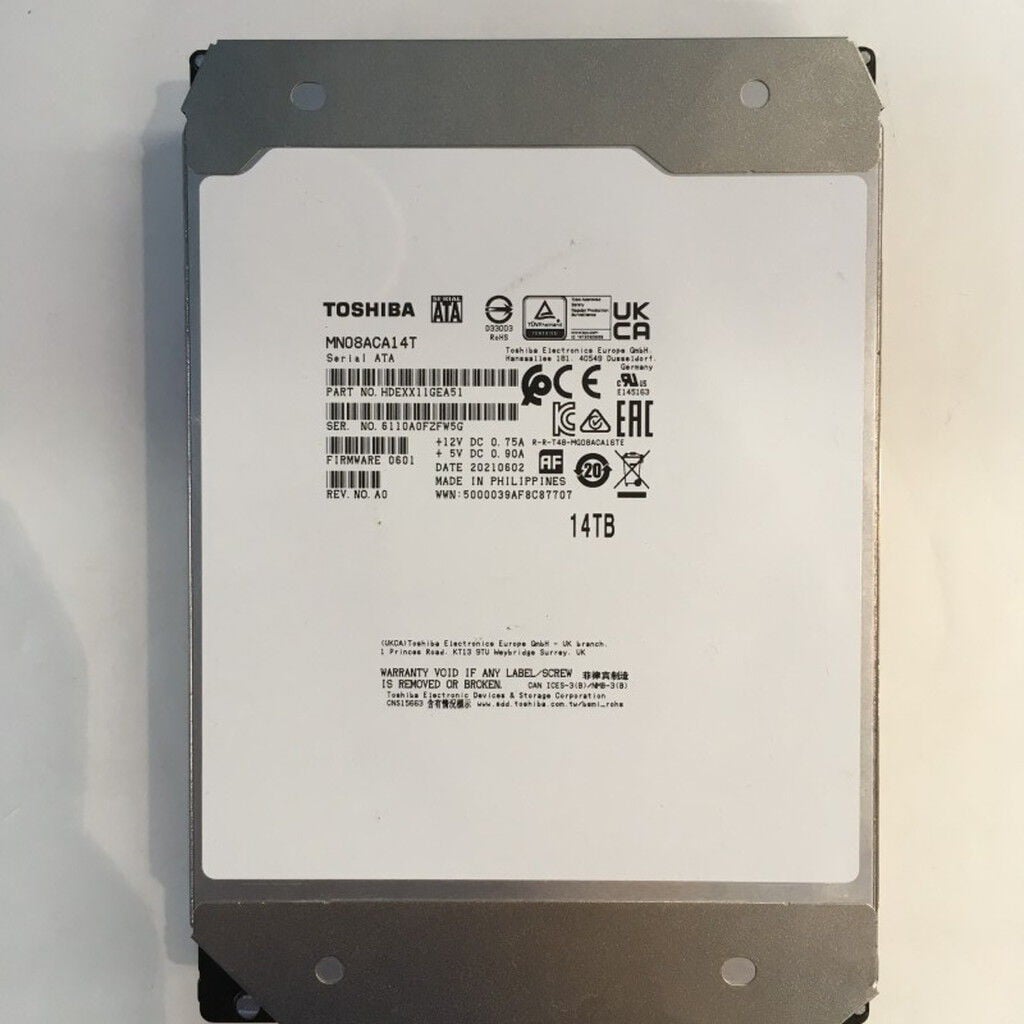 中古 各社 3.5インチ HDD 14TB SATA （デスクトップ用） 138694
