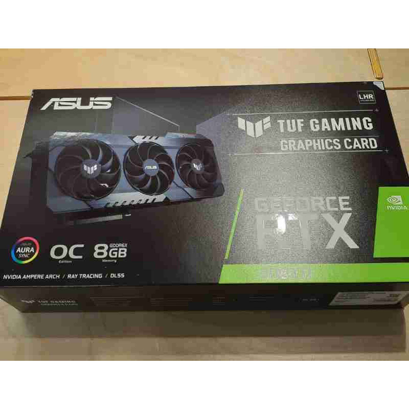 【中古品】ASUS RTX3060Ti 8GB 箱付き 中古 ASUS TUF-RTX3060TI-O8G-GAMING (RTX3060Ti 8GB) 144187