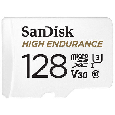 SanDisk  HIGH ENDURANCE 128GB microSDXC UHS-I U3 V30 Class10 R:100MB/s W:40MB/s  ｱﾀﾞﾌﾟﾀ付 SDSQQNR-128G-GN6IA 海外パッケージ品 ［並行輸入品］ 