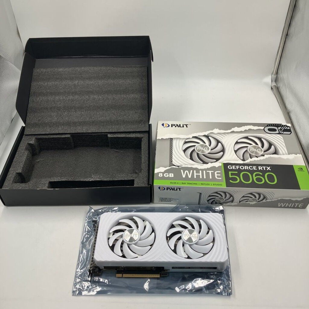 中古 Palit NE75060U19P1-GB2063M (RTX5060 WHITE OC) 188978 （372934