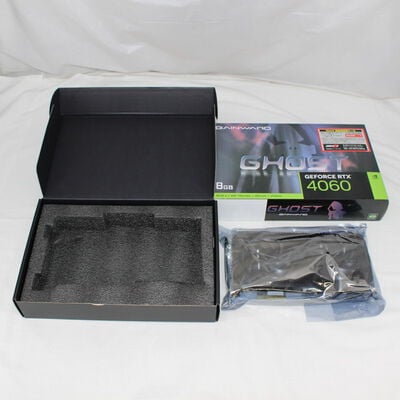 中古  GAINWARD GeForce RTX 4060 Ghost NE64060019P1-1070B-G（RTX4060 8GB） 3480033712 