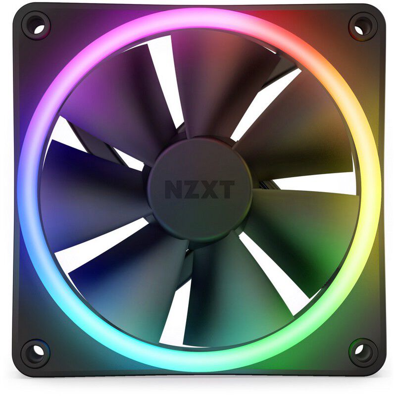 NZXT F120 RGB DUO & RGB Controller 黒 Nzxt F120 RGB DUO 3-pack 120 mm Czarny (RFD12TFB1) - Opinie