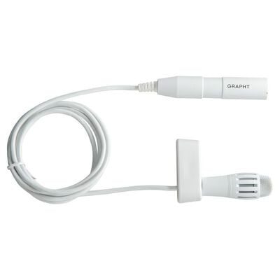 GRAPHT  Compact-Mic XLR Streamer Edition White (GRT079-WHT-ONE) 