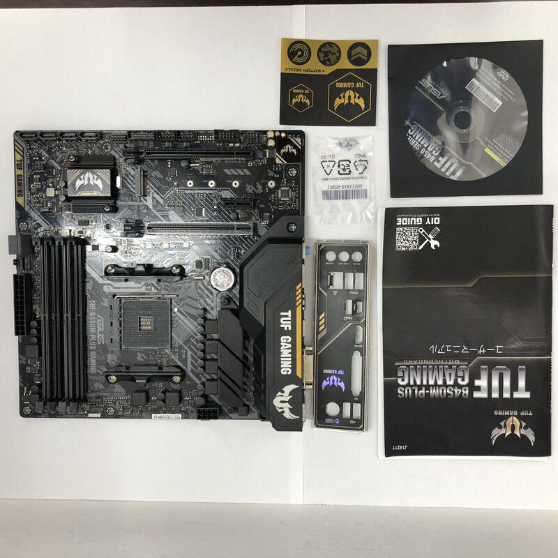 中古 ASUS TUF B450M-PLUS GAMING (B450 AM4 mATX DDR4) 137897