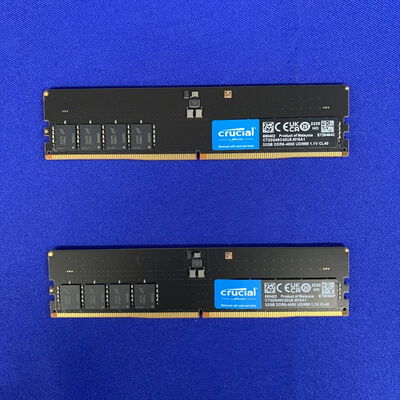 【横浜駅前店】中古  32GB 2枚組(合計64GB) PC5-38400/DDR5-4800 デスクトップ用 190871 