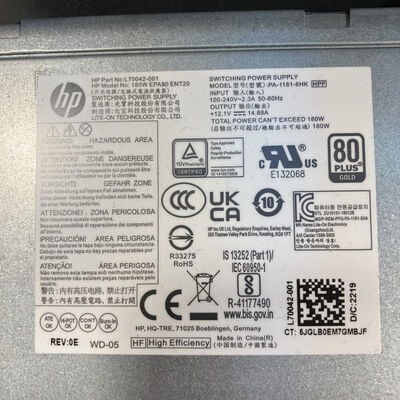 【なんば店】中古  HP Desktop PC M01-F2030jp(AMD Ryzen 3 4300G/8GB/SSD256GB/DVDマルチ/オンボード/Wi-Fi/W11H64 MAR) 181778 