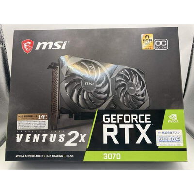 【仙台店】中古  MSI GeForce RTX 3070 VENTUS 2X OC (RTX3070 8G) 143902 