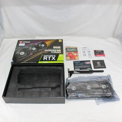 中古  MSI GeForce RTX 3070 GAMING TRIO（RTX 3070 8GB） 3480033589 