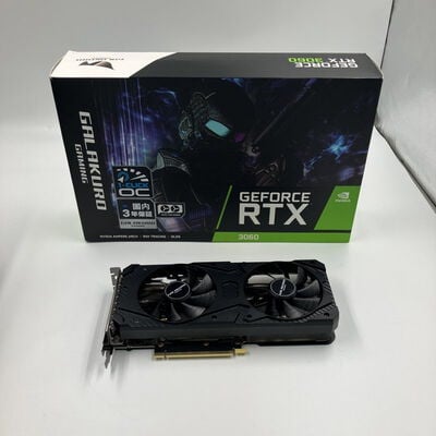 【なんば店】中古  玄人志向 GG-RTX3060-E12GB/OC/DF (RTX3060 12GB) 144779 