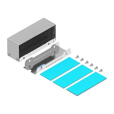 AINEX  BA-HM04 (ヒートパイプ2本搭載 M.2 SSD用ハイエンドヒートシンクセット) 