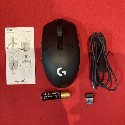 【千葉店】中古  Logicool G304 (LIGHTSPEED ワイヤレスゲーミングマウス ブラック) 146969 