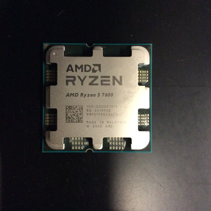 AMD Ryzen 5 7600 バルク品 AMD Ryzen 5 7600 R5 7600 AM5 CPU Processor 6-Core 12T 3.8