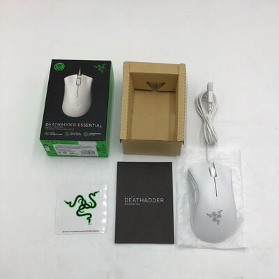 【白山FM松任店】中古  Razer DeathAdder Essential White Edition (RZ01-03850200-R3M1)　 4950002586 