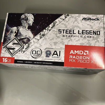 【座間相武台】中古  ASRock RX7600XT SL 16GO(RX7600XT Steel Legend OC 16GB) 166369 