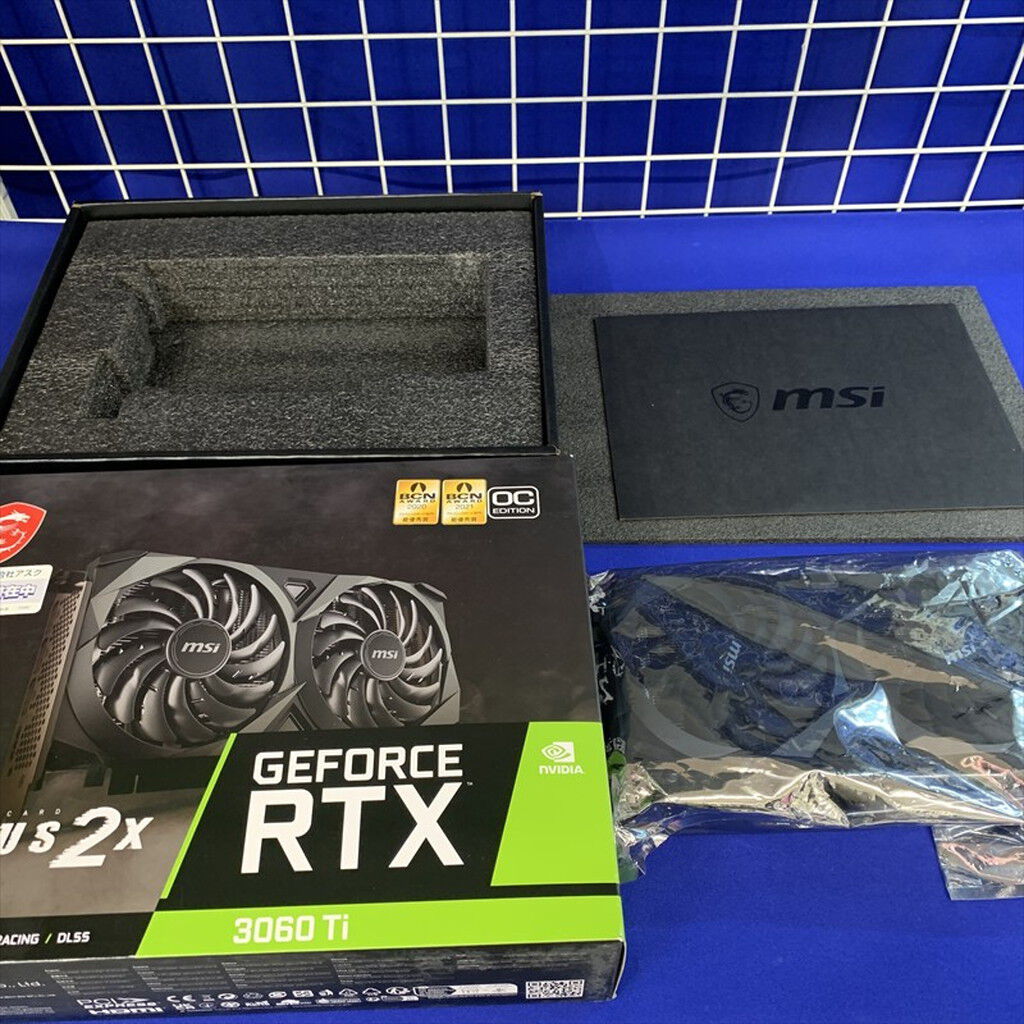 中古 MSI GeForce RTX 3060 Ti VENTUS 2X 8GD6X OC (RTX3060Ti 8GB