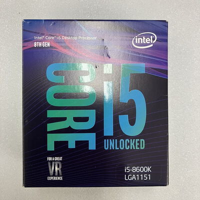 【新潟店】中古  INTEL Core i5-8600K (1151/3.60GHz/9M/C6/T6) 136199 