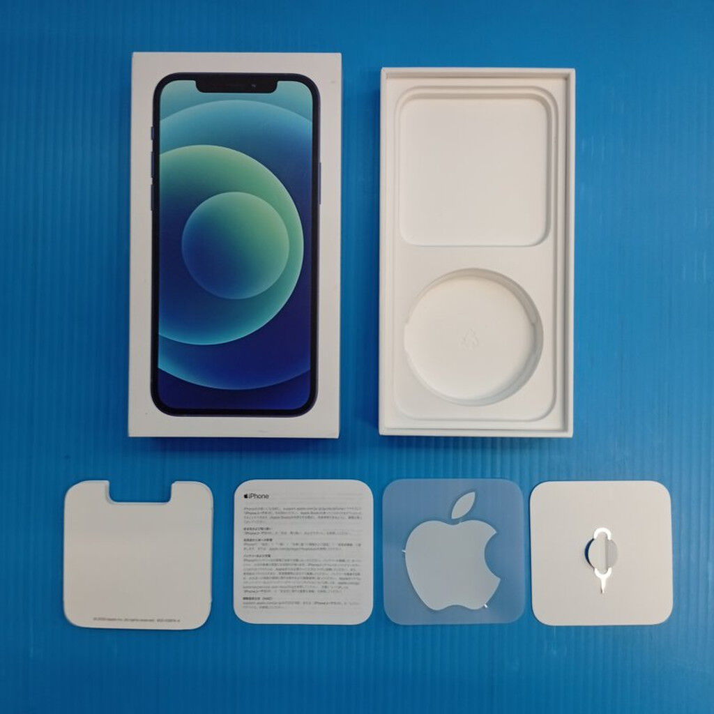 中古 【docomo】Apple iPhone12 6.1インチ 64GB (ブルー) MGHR3J/A
