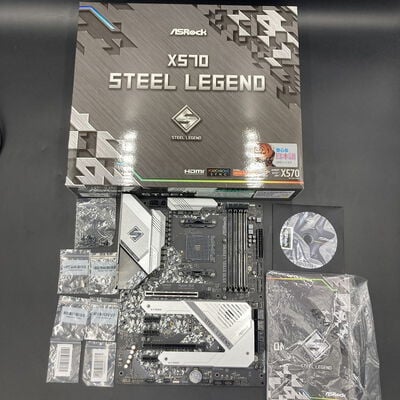 【熊本浜線店】中古  ASRock X570 Steel Legend (X570 AM4 ATX DDR4) 140058 
