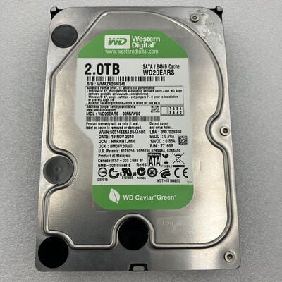 【新潟店】中古  各社 3.5インチ HDD 2TB SATA （デスクトップ用） 121849 