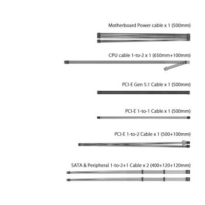 ASUS  TUF Gaming 850W Gold EVO (TUF-GAMING-850G-EVO) 