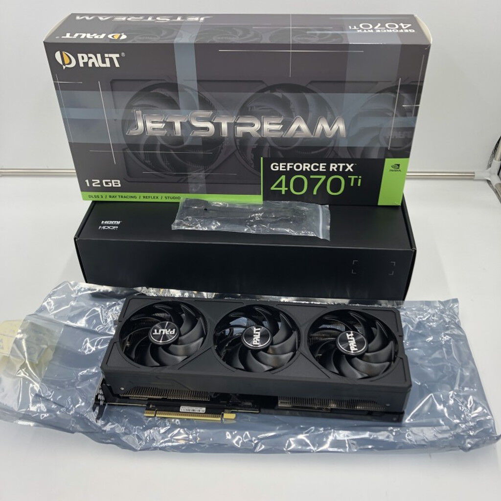 中古 Palit NED407T019K9-1043J (RTX4070Ti Jetstream 12GB