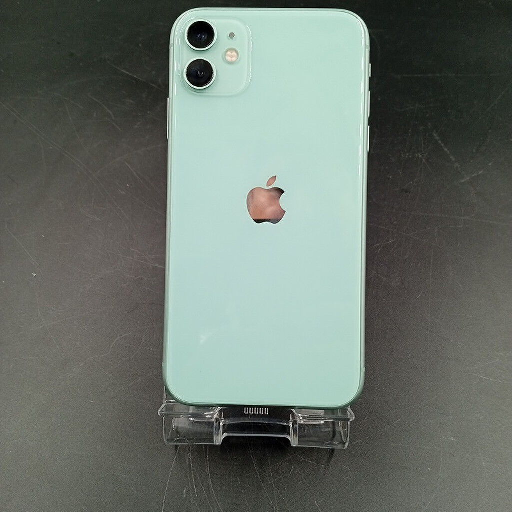 Apple iPhone 11 ミントグリーン 本体のみ simロックあり au APPLE 【Bランク中古品】 SIMロック解除済 AU iPhone 11 128 GB