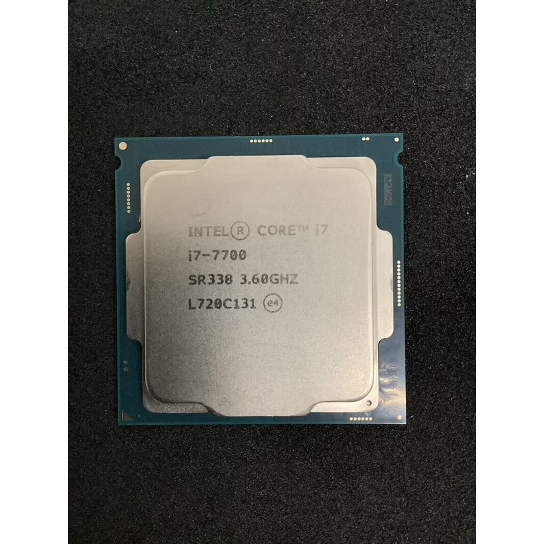 未使用 CPU i7 7700 純正クーラー付き  動作確認済 オマケSSD 未使用 CPU i7 7700 純正クーラー付き 動作確認済 オマケSSD