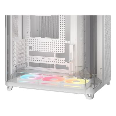 Corsair  AIR 5400 LX-R iCUE LINK Tempered Glass White CC-9011321-WW (E-ATX ガラス ホワイト) 