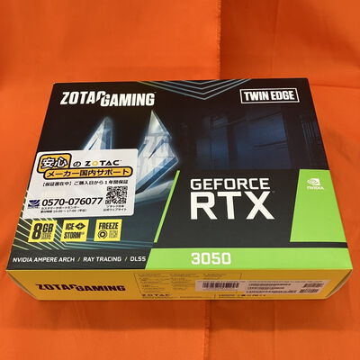 【なんば店】中古  ＺＯＴＡＣ　ＧＡＭＩＮＧ　ＧＥＦＯＲＣＥ　ＲＴＸ３０５０　Ｔｗｉｎ　Ｅｄｇｅ　８ＧＢ　１２８ＢＩＴ　ＧＤＤＲ６ 3280021237 