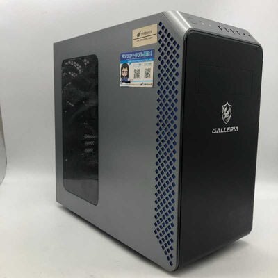 【郡山安積店】中古  THIRDWAVE GALLERIA　RM5C-G60S(i5 10400/16GB/M.2 SSD500GB/なし/GTX1660 SUPER/W11H) 4640002953 