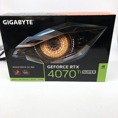 【宇都宮鶴田店】中古  GIGABYTE GV-N407TSWF3OC-16GD (RTX4070Ti SUPER 16GB) 164248 